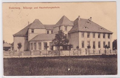 88926 Ak Radeburg Bildungs- und Haushaltungsschule 1914