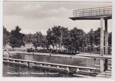 90159 AK Wittenberg-Piesteritz - Schwimmbad im Volkspark 1964
