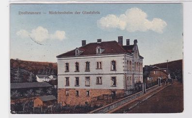 90782 AK Dreibrunnen - Mädchenheim der Glasfabrik 1917