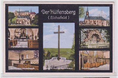 90982 AK Der Hülfensberg (Eichsfeld) - Wallfahrtskirche & Franziskusgrotte