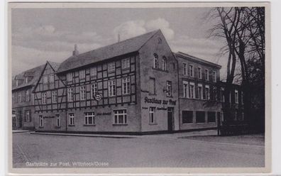 91223 Ak Wittstock Dosse Gaststätte zur Post 1964