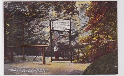 91375 Ak Heimkehle bei Uftrungen Südharz größte Höhle Deutschlands um 1920