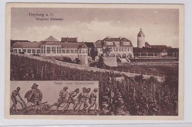 91558 Ak Freyburg an der Unstrut Berghotel Edelacker um 1920