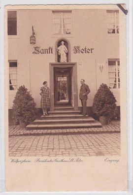 91588 Ak Walporzheim berühmtes Gasthaus St. Peter um 1930
