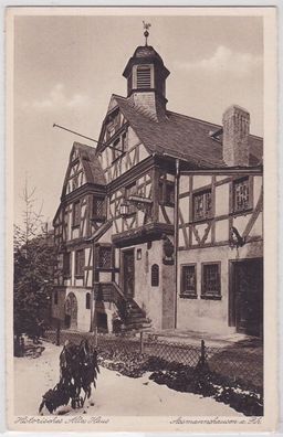 91600 Ak Assmannshausen historische 'Alte Bauernschänke' 1937