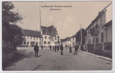91614 Ak Luftkurort Klosterlausnitz Marktplatz um 1930