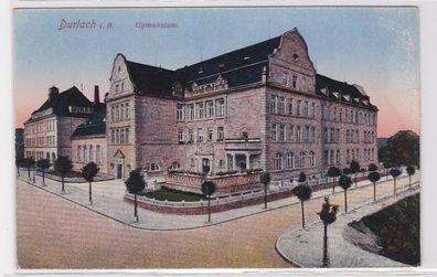 92006 Durlach in Baden-Württemberg - Gymnasium um 1920