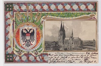 92103 AK Köln - Dom Seitenansicht 1902