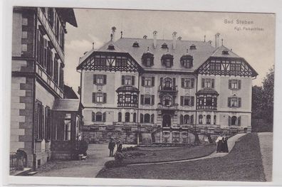 92227 AK Bad Steben - Königliches Parkschloss mit Parkanlage um 1910