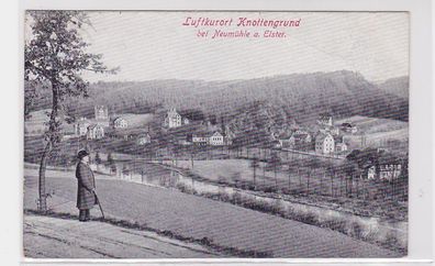 92344 Ak Luftkurort Knottengrund bei Neumühle an der Elster 1913