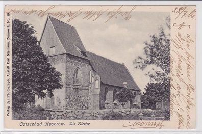 92703 Ak Ostseebad Koserow die Kirche 1906