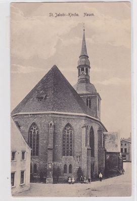 93186 AK Nauen - St. Jakobi-Kirche um 1930