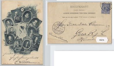 93276 AK holländische Adelsfamilie - Portraitkarte vom 1898