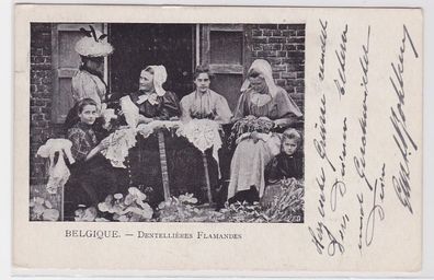 94060 AK Belgique - Dentellières Flamandes (Belgien - Flämische Klöppler) 1904