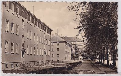 94178 Ak Guben Niederlausitz Blick zur Pestalozzischule 1958