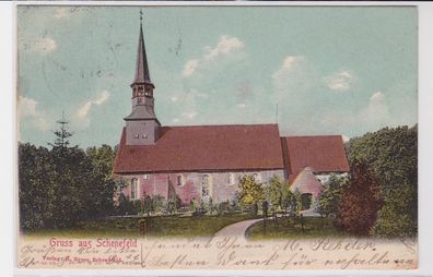 94179 Ak Gruss aus Schenefeld Kirche 1903