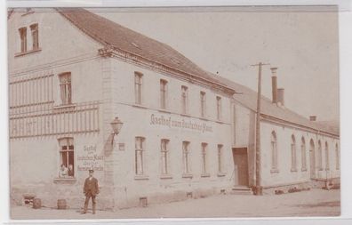 94214 Feldpost Ak Großbardau Gasthaus zum deutschen Haus 1911