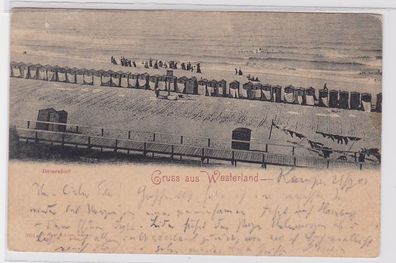 94298 Ak Gruß aus Westerland Sylt Damenbad 1900