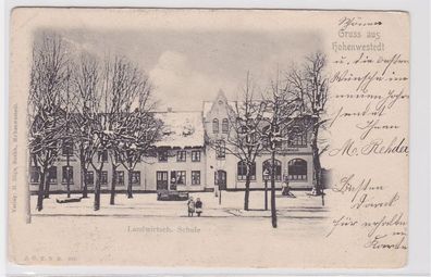 94302 Ak Gruß aus Hohenwestedt Landwirtschaftliche Schule 1904