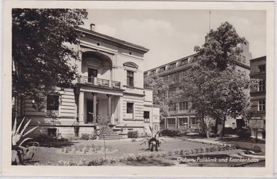 94329 Ak Guben Niederlausitz Poliklinik und Krankenhaus 1953