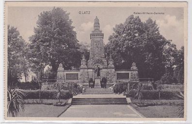94453 Feldpost Ak Glatz Kaiser Wilhelm Denkmal 1916