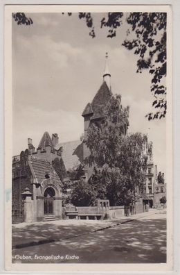 94699 Ak Guben Niederlausitz evangelische Kirche 1958