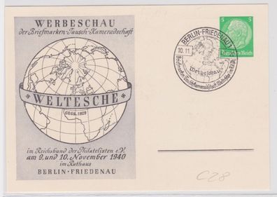 96028 DR Ganzsachen Postkarte PP126/ C28/01 Werbeschau Briefmarken-Tausch Berlin