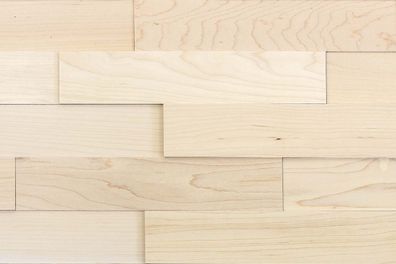 3D Holz Wandverkleidung Ahorn 400 I 1m² Wandpaneele Holzwand Holzpaneele