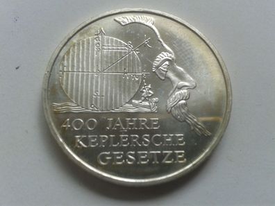 10 euro 2009 Deutschland 400 Jahre Keplersche Gesetze 18g 925er Sterlingsilber