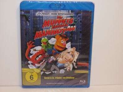 Die Muppets erobern Manhattan - Kermit - Miss Piggy - Jim Henson - Blu-ray - OVP