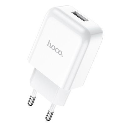 Hoco Smartphone-Ladegerät 2A Tablet-Ladegerät Stecker Netzteil Reiseladegerät in weiß