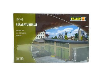 Bausatz Modellbau Reparaturhalle, Faller H0 144103, neu