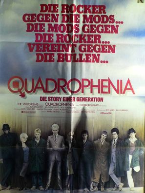 Quadrophenia - Phil Daniels - Leslie Ash - Filmposter A1 84x60cm gefaltet