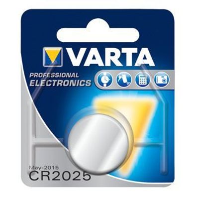 VARTA CR2025 3V Lithium Knopfzelle Batterie CR 2025 1er Blister