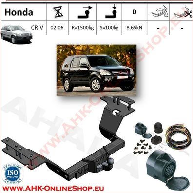 AHK ES13 Honda CRV II Bj.02-06 Anhängevorrichtung Anhängerkupplung komplett NEU