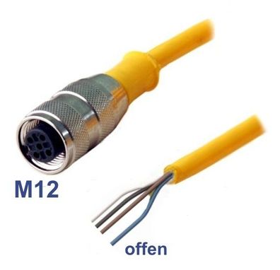 Sensor-/ Aktor-Kabel 4-polig, Turck RK 4.43T-10, U2182-11, 5,0met. 1St.