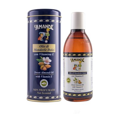 L'Amande Marseille Geschenkbox Mandelöl Körperöl ohne Parfum 250 ml