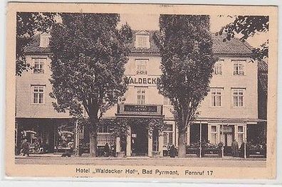 66441 Ak Bad Pyrmont Hotel "Waldecker Hof" 1926