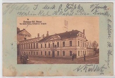 66452 Ak Nauen Gasthaus Hamburger Hof 1912