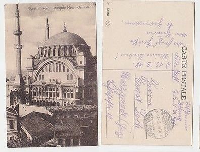 66551 Ak mit Feldpoststempel Türkei Feldpost Militär Mission Konstantinopel 1918
