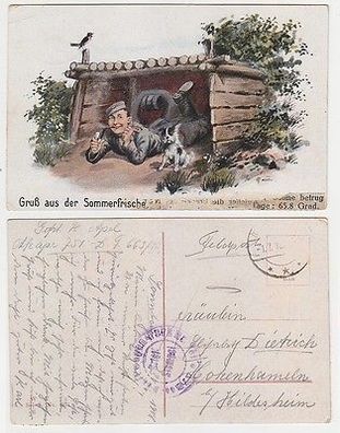 65975 Ak mit Feldpoststempel Türkei Deutsche Feldpost 1918