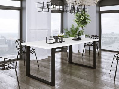 Tisch Imperial 185x67 Küchentisch Modern Esszimmer Wohnzimmer Loft Stil Esstisch
