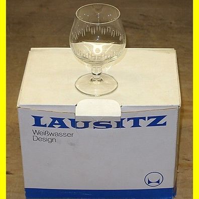 6 Stück - Pokale Gläser Merkur - vom VEB Lausitzer Glas Weißwasser - DDR