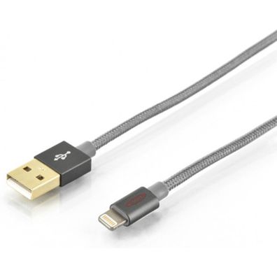 Ednet Lightning USB 2.0 Kabel für Apple iPhone 8-Pin zu USB A Lade-/ Datenkabel