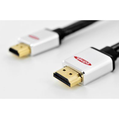 Ednet High-Speed HDMI-Kabel mit Ethernet HDMI®-Stecker >HDMI-Stecker 3m 4K/ UHD