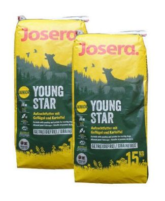 2x15kg Josera Nature YoungStar Junior Hundefutter - Getreidefrei