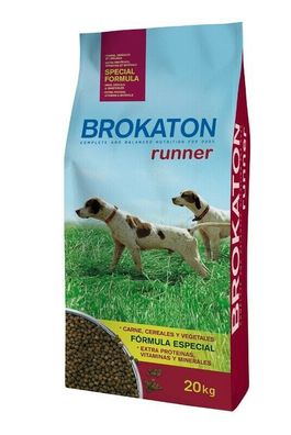 20kg Brokaton Dog Runner Hundefutter für aktive Hunde