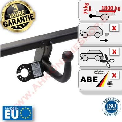 AHK BMW 3er E46 Cabrio Bj. 04.2000-2006 Anhängerkupplung Anhängezugvorrichtung