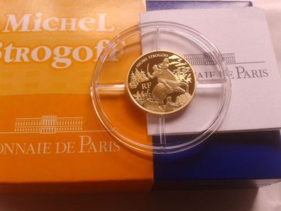 10 euro 2006 PP Frankreich Jules Verne Michael Strogoff Kurier des Zaren 1/4oz Gold