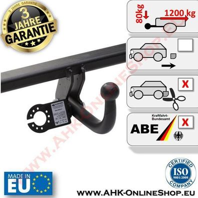 AHK BMW 3er E36 Bj. 1993-03.2000 Cabrio Anhängerkupplung AHZV Neu